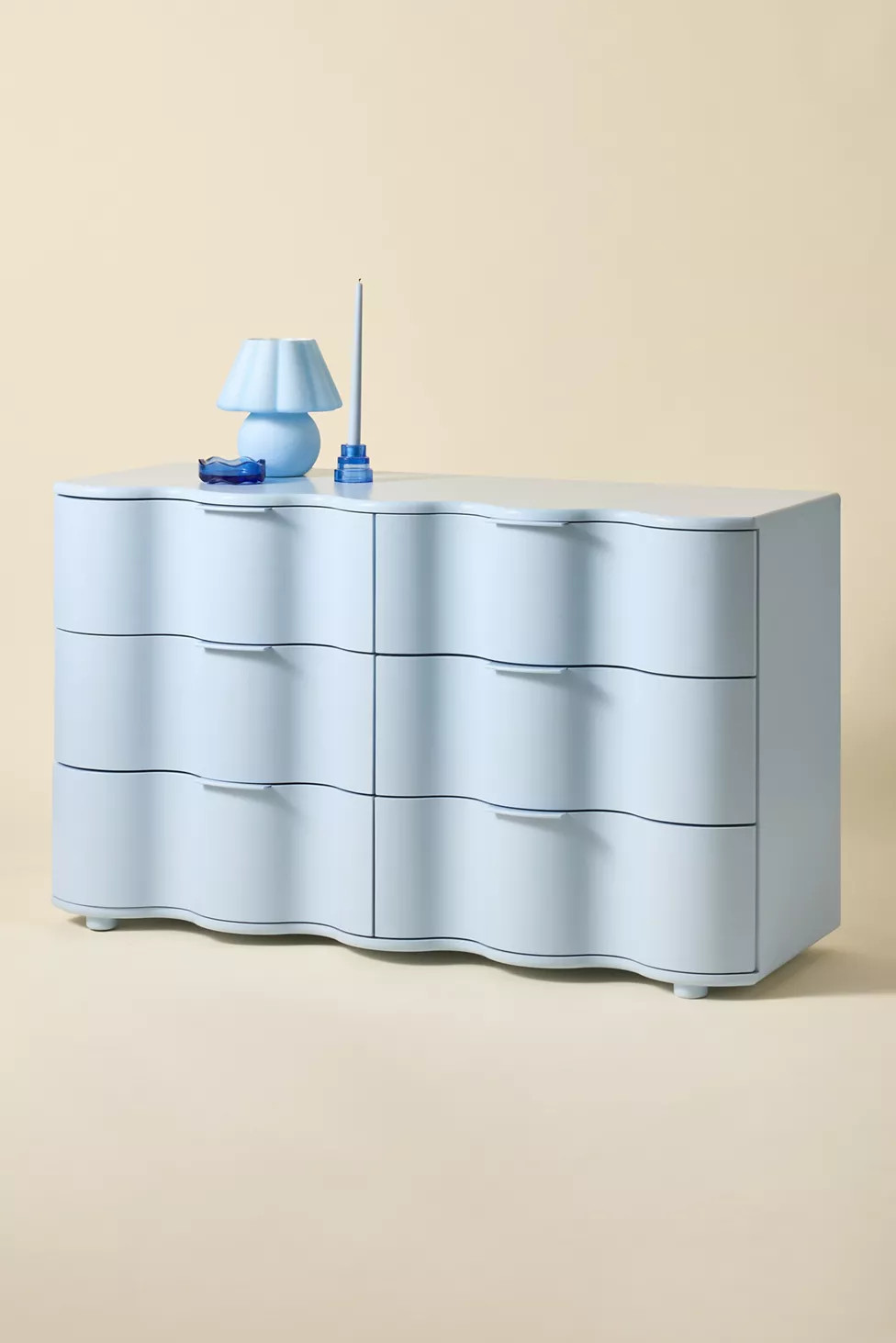 Aria 6-Drawer Short Squiggle Dresser | Urban Outfitters (US and RoW)