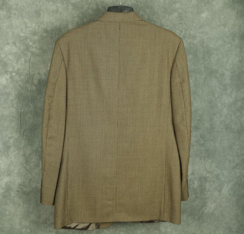 Oscar De La Renta Brown Plaid Sport Coat C 44 - Etsy | Etsy (US)