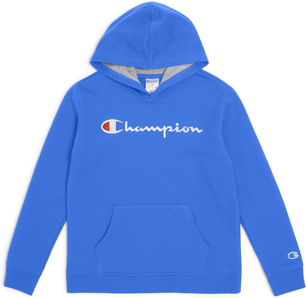 Champion Kids Clothes Sweatshirts Youth Heritage Fleece Pull On Hoody Sweatshirt with Hood | Amazon (US)