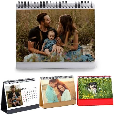 Personalized Custom Desk Calendar 2023 with Your Photo, Monthly 13 Pictures Calendar DIY Gift for... | Amazon (US)
