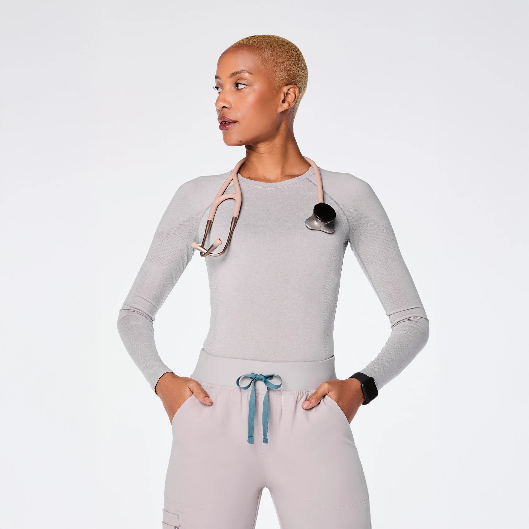 Salta Seamless Longsleeve Underscrub | FIGS