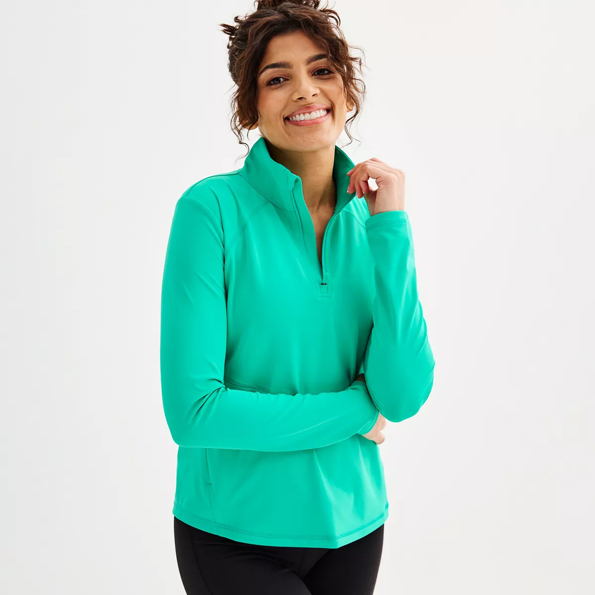 Women's Tek Gear® Ultrastretch Quarter-Zip Golf Pullover | Kohl's