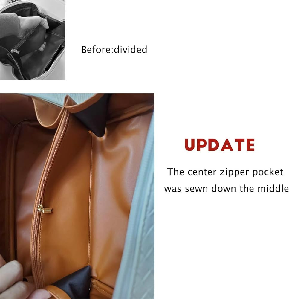 Katadem Travel Makeup Bag,Large Opening Makeup Bag,Portable Makeup Bag Opens Flat for Easy Access... | Amazon (US)