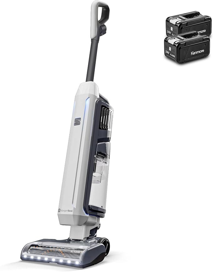 Kenmore CU7005 Litening 24V Cordless Upright Vacuum with Lift-Up & Hair Eliminator Nozzle, Brushl... | Amazon (US)