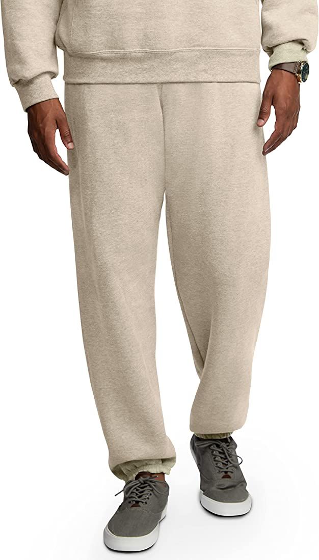 Fruit of the Loom Eversoft Fleece Elastic Bottom Sweatpants with Pockets, Relaxed Fit, Moisture W... | Amazon (US)