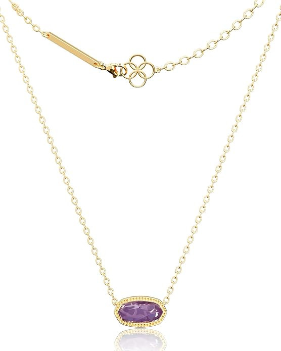 AICase 18K Gold Plated Pendant Necklace for Women,Fashion Jewelry,Anniversary Birthday Gifts for ... | Amazon (US)