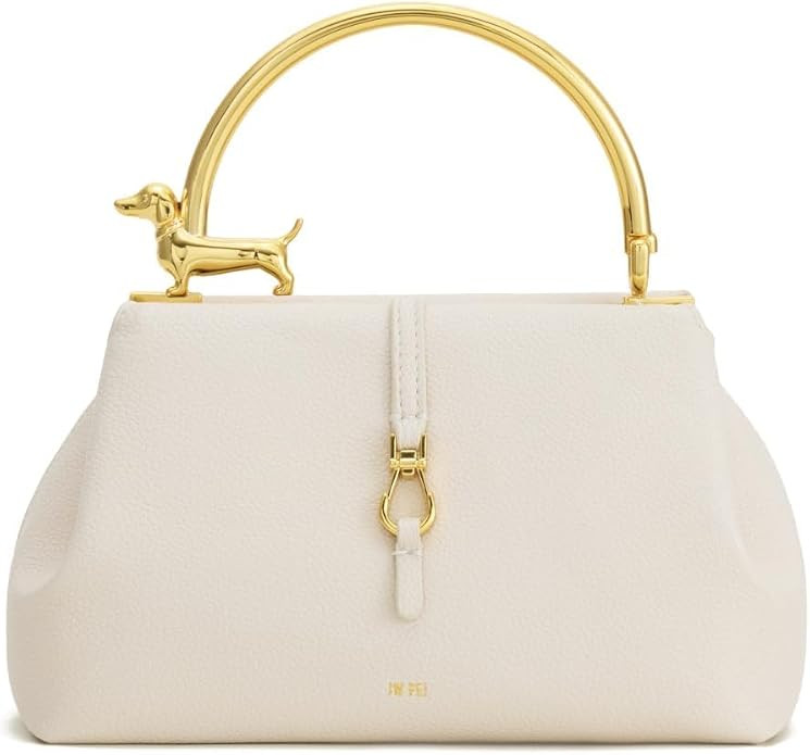 JW PEI Women's Bruna Dachshund Metal Handle Top Handle Bag | Amazon (US)