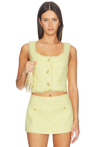 Shila Scoop Neck Button Down Corset Top
                    
                    Alice + Olivia | Revolve Clothing (Global)