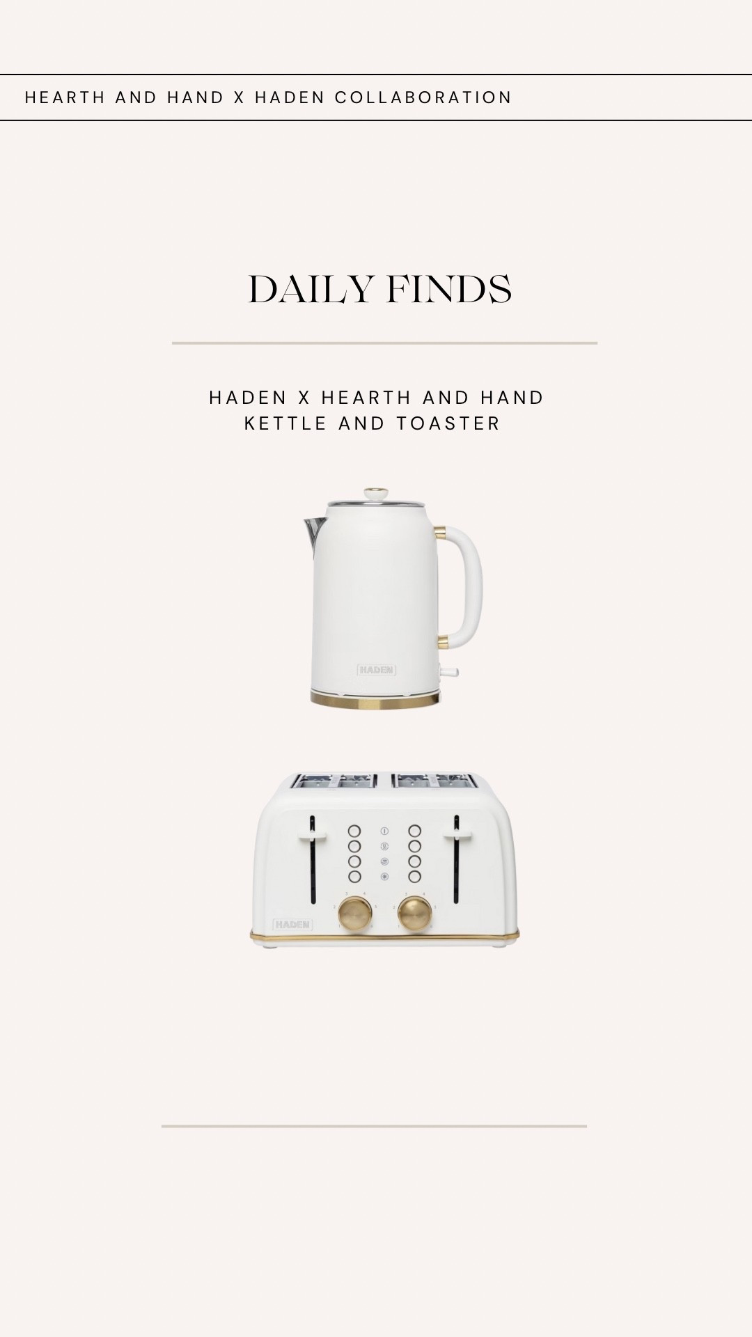 Haden x Hearth and hand collab

#LTKSaleAlert #LTKSeasonal #LTKHome