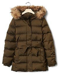 Down belted parka | Gap US