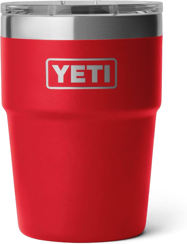 YETI Rambler 16 oz Stackable Tumbler, Vacuum Insulated, Stainless Steel with MagSlider Lid | Amazon (US)