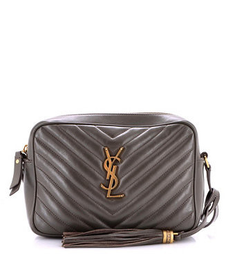 Pre-Owned Saint Laurent Small Lou Camera Bag Matelasse Chevron Leather - Macy's | Macy's