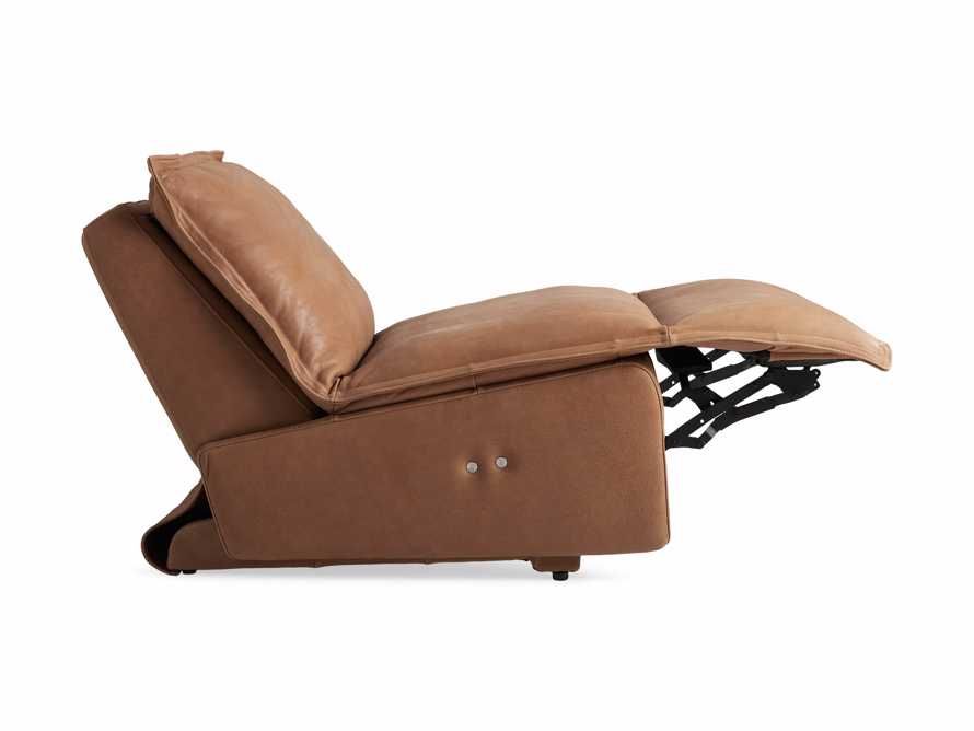Rowland Leather Armless Motion Recliner | Arhaus
