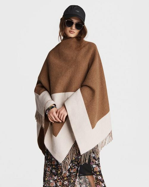 Shop the Highlands Reversible Wool Poncho | rag + bone