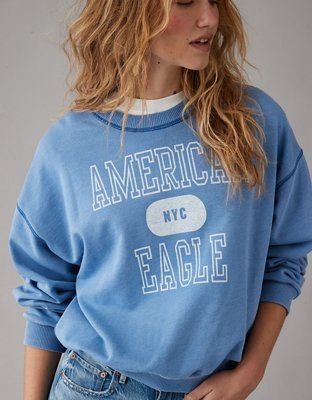 AE Funday Graphic Sweatshirt | American Eagle Outfitters (US & CA)