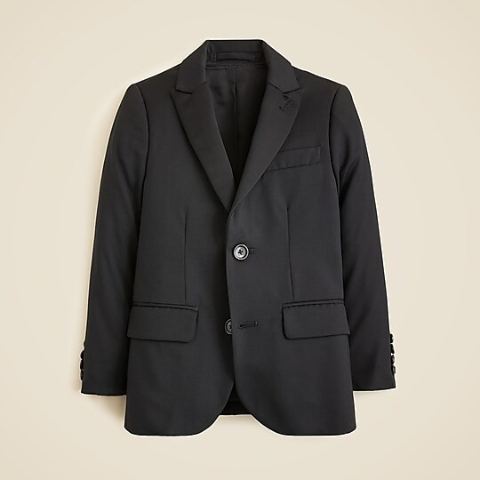 Boys' Ludlow peak-lapel tuxedo jacket in Italian wool | J. Crew US