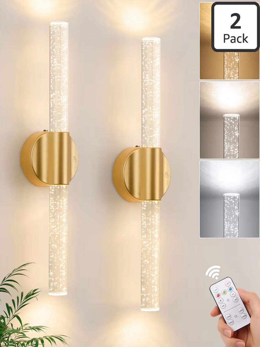 Remote sconces 💡 

#LTKOver40 #LTKSaleAlert #LTKHome