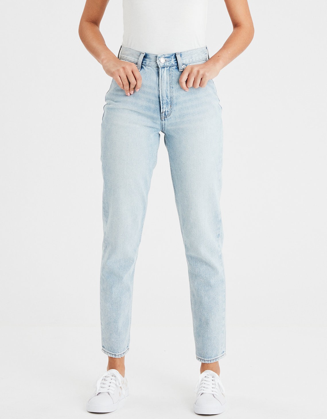 striped mom jeans american eagle