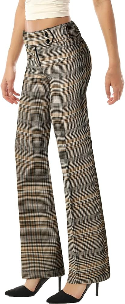 MixMatchy Women's Ultra Stretch Lux Comfort with Flex Motion Bootcut Dress Pants Work Business Of... | Amazon (US)