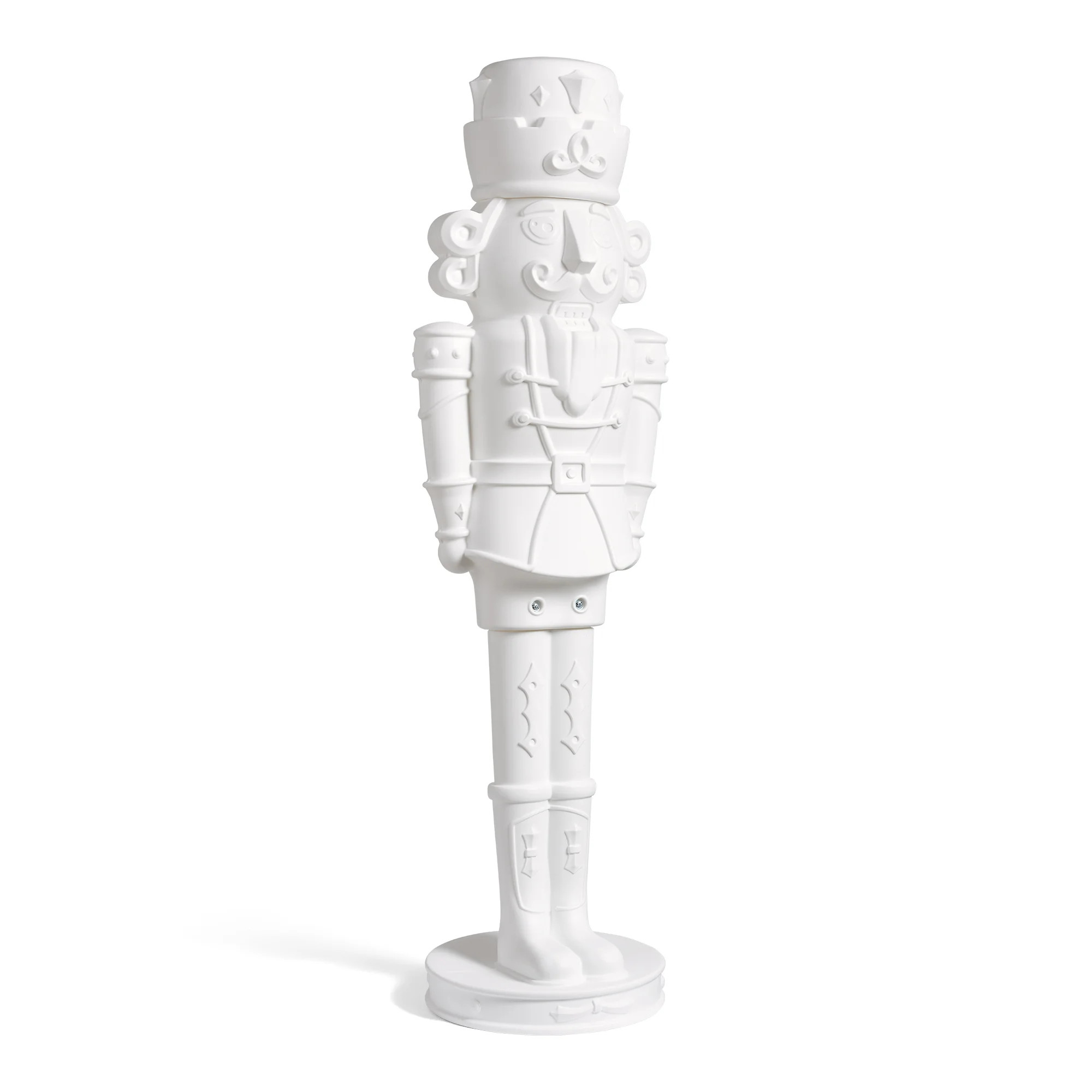 Step2 Nutcracker Prince Paintable DIY Holiday Statue, 6-Foot Tall, White | Wayfair North America