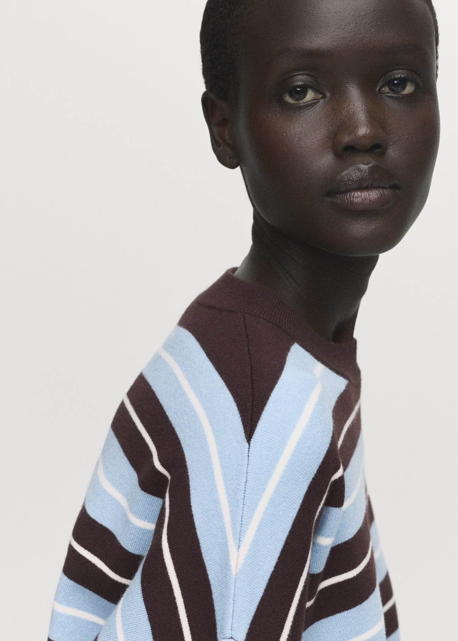 Oversized striped sweater - Women | MANGO United Kingdom | MANGO (UK)