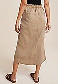 High Rise Utility Maxi Skirt | Maurices