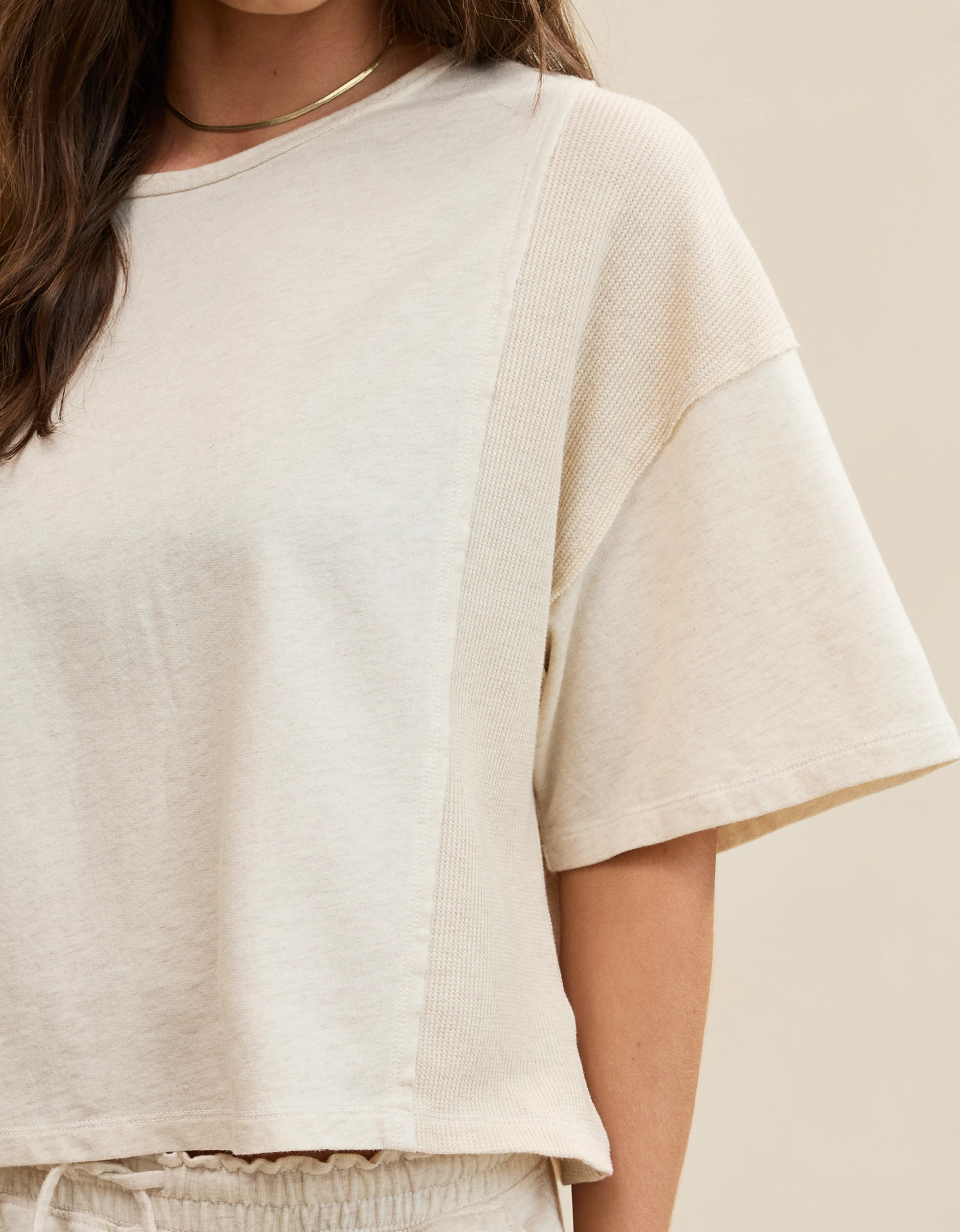 Aerie Unwind Waffle T-Shirt | Aerie