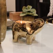 Gold Elephant Candle | Thompson Ferrier
