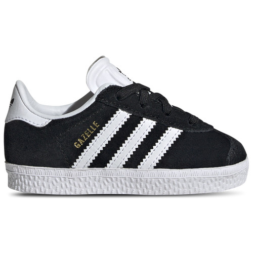 Boys adidas adidas Originals Gazelle - Boys' Toddler Shoe White/Black/White Size 08.0 | Kids Foot Locker (US)