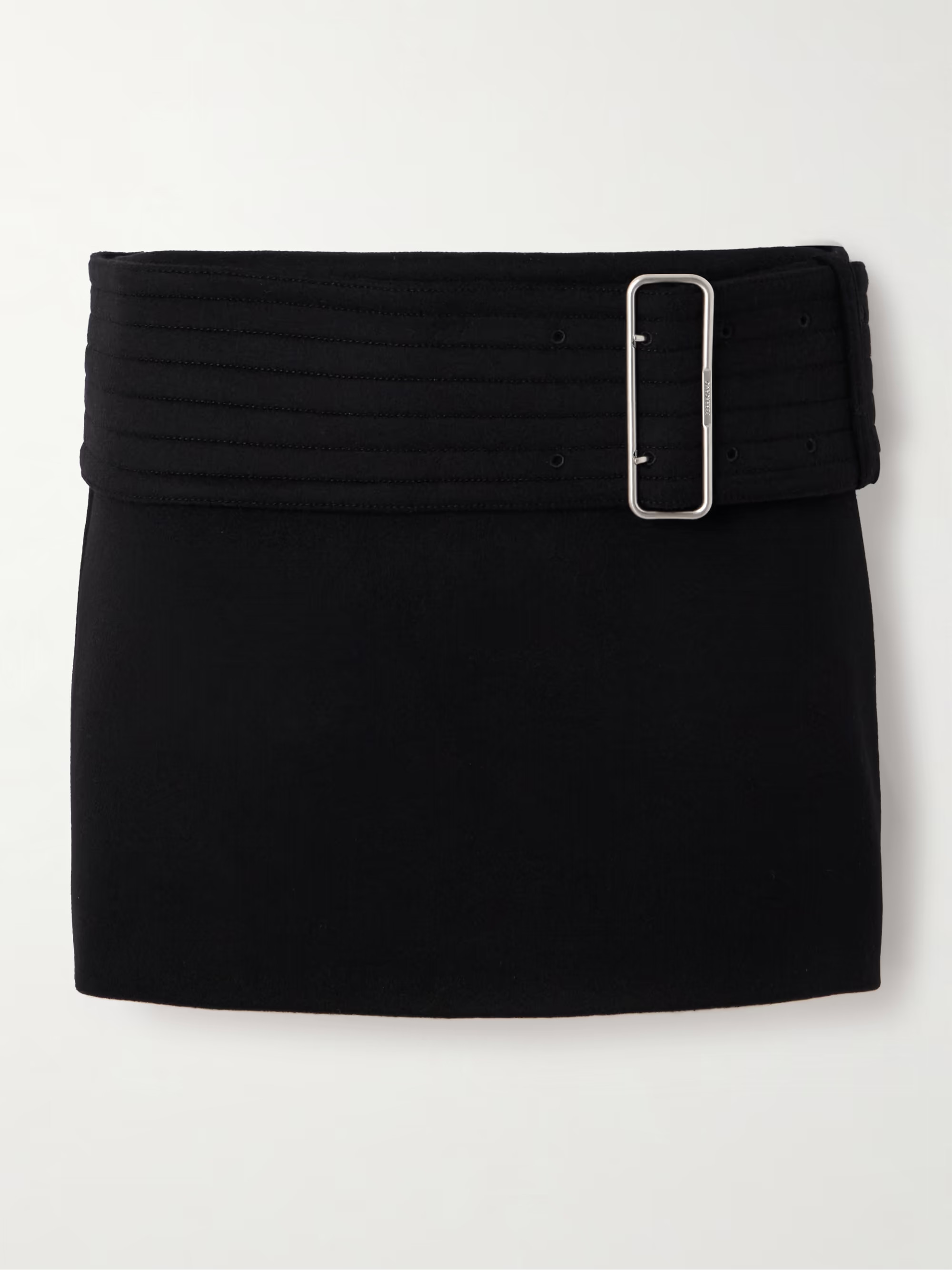 Belted wool and cashmere-blend mini skirt | NET-A-PORTER (US)