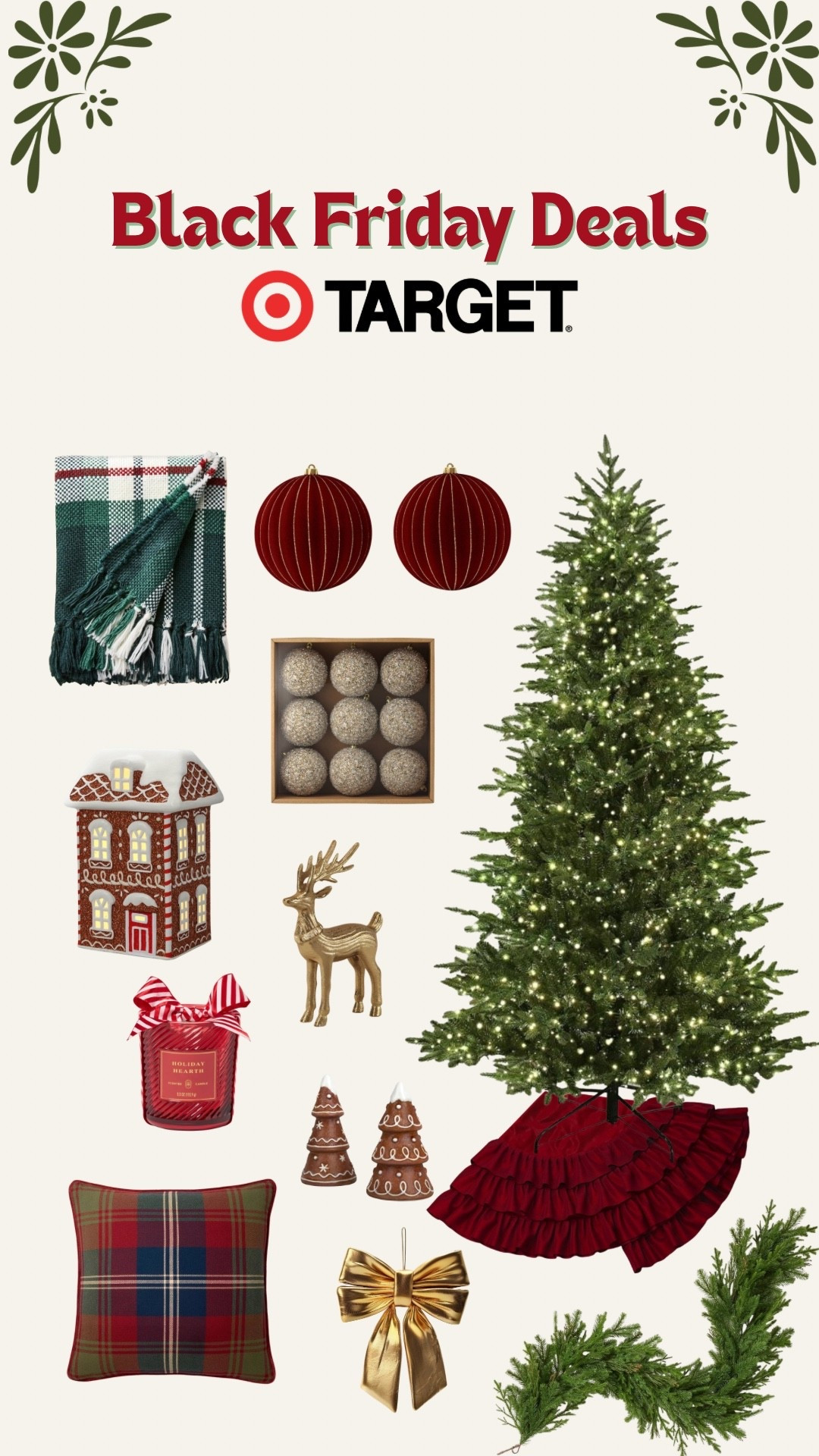 Target Christmas 🎄 Decor up to 50% off for Black Friday. These deals and finds are too good! ❤️💚

#LTKSaleAlert #LTKHoliday #LTKHome
