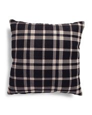 Made In Usa 22x22 Plaid Pillow | TJ Maxx
