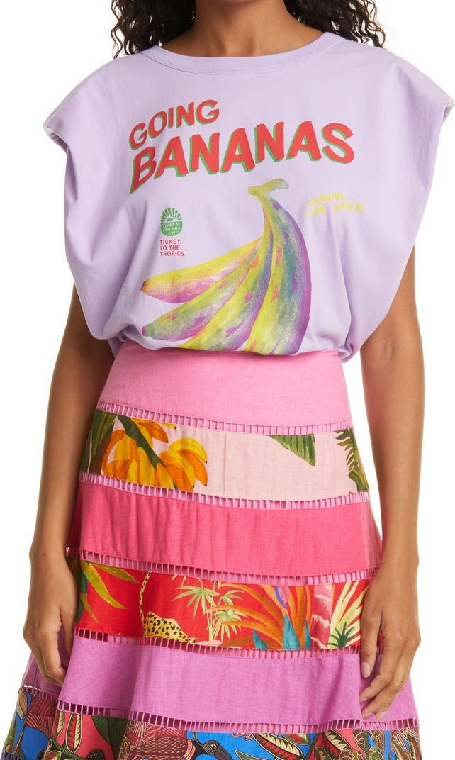 Going Bananas Shoulder Pad Graphic Tee | Nordstrom