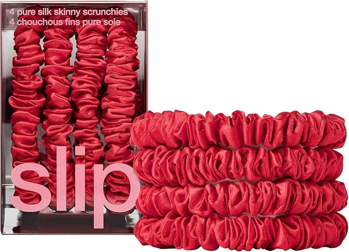 slip Skinny Scrunchies: Anti-Crease, Anti-Breakage Slipsilk™ Design Protects Delicate Hair | In... | Amazon (US)