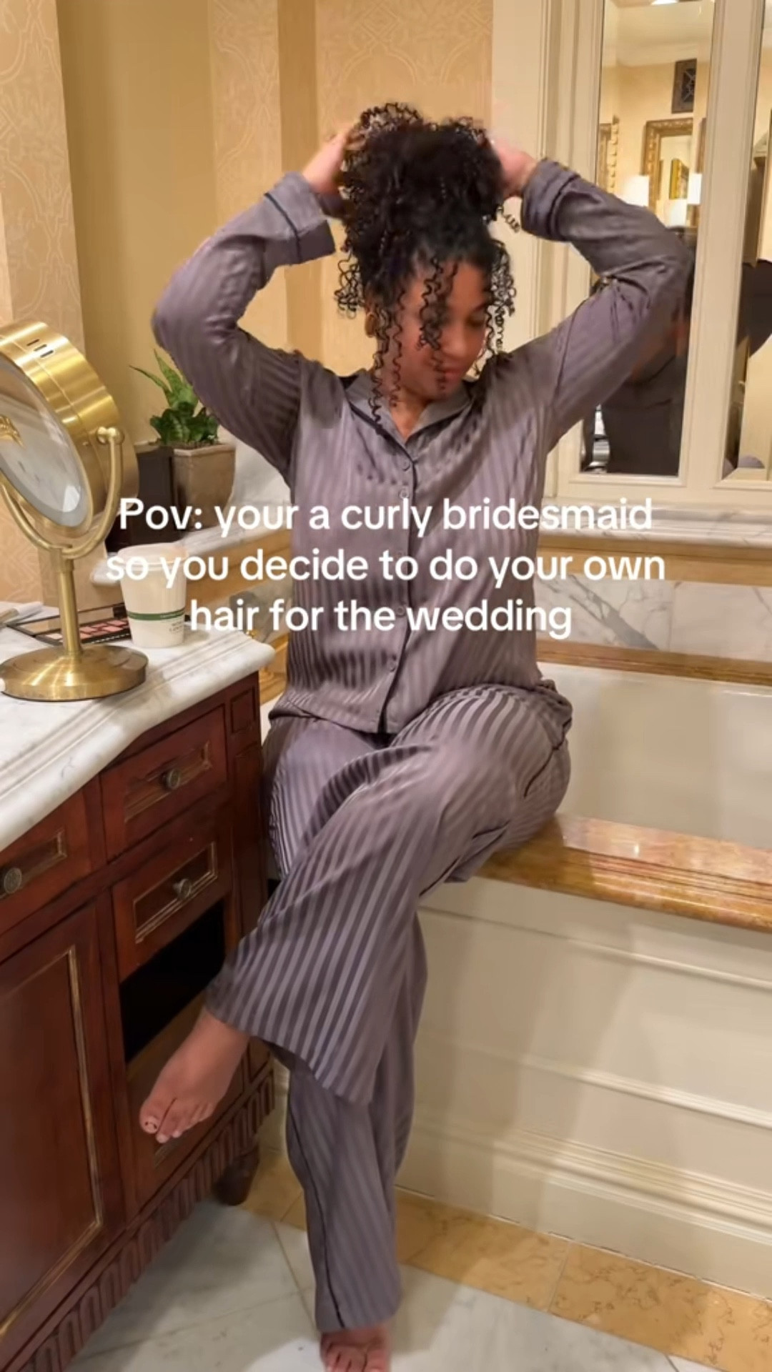 I was SO nervous but I’m convinced I’ll do my hair on my own wedding too! OR find an amazing curly stylist…Should I make it a series so we can find beautiful curly bridal styles?? I’m in San Diego for a wedding and it’s got me thinking about my own!😅

#curlyhairdontcare #curlyhairupdo #curlybridal #curlybride #weddingguest #bridesmaidshair curly bridesmaid updo

#LTKWedding #LTKStyleTip #LTKTravel