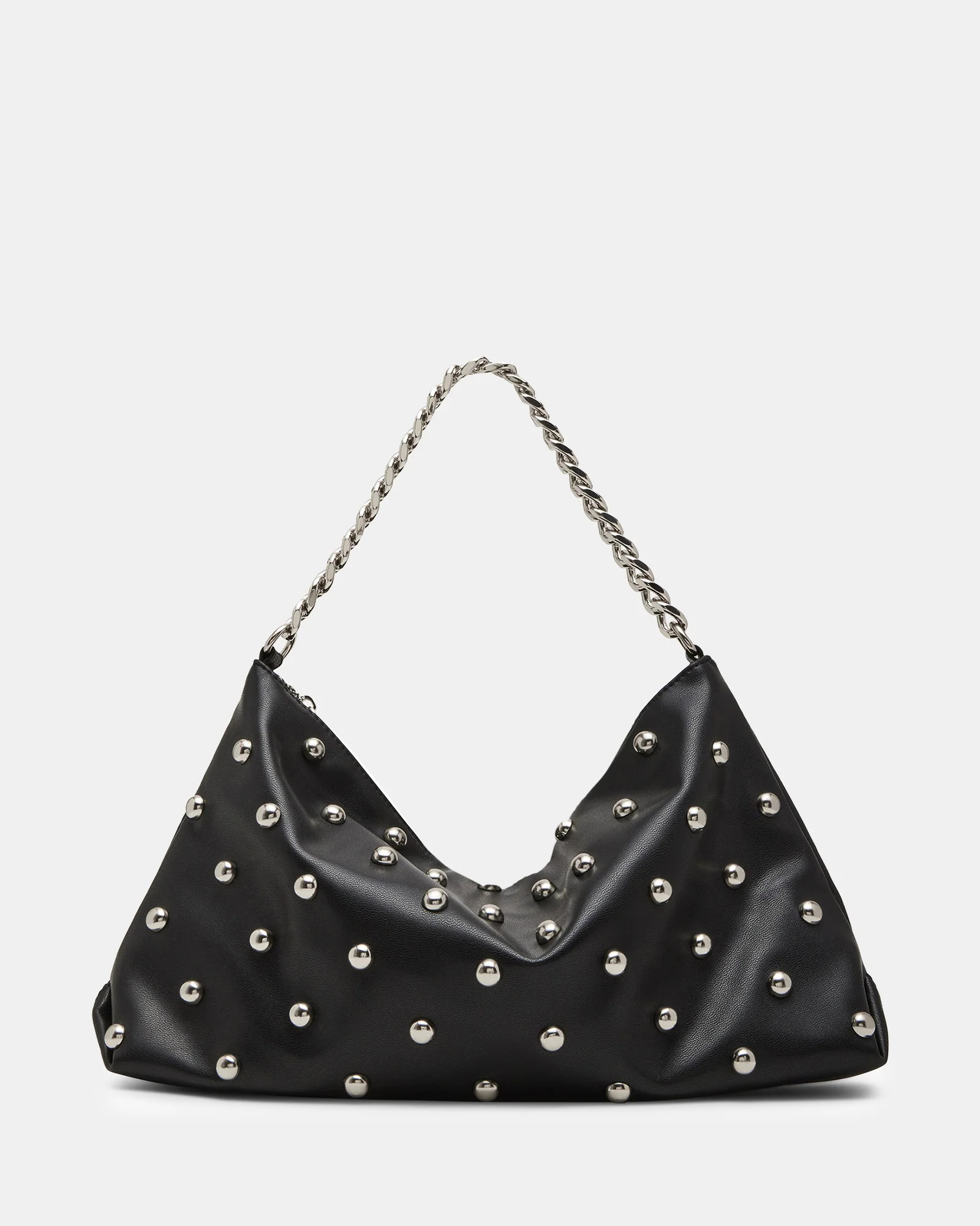 RANDYY Bag Black | Women's Studded Hobo Shoulder Bag | Steve Madden (US)