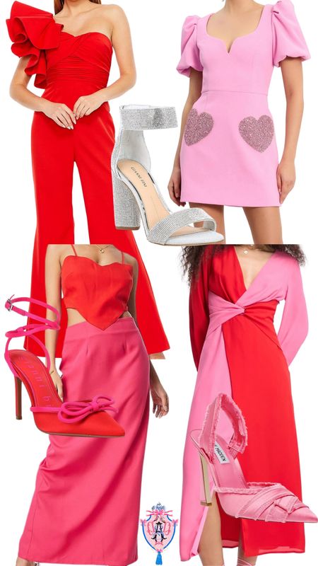 Valentine’s Day inspired looks | date night | red & pink | hearts 

#LTKSeasonal #LTKstyletip #LTKshoecrush