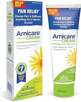 Boiron Arnicare Cream for Joint Pain, Muscle Pain, Swelling, Soreness, Stiffness, and Bruises - F... | Amazon (US)