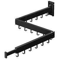 ZdwCyl Clothes Drying Rack Wall Mounted,Laundry Rack Wall Wount,Drying Rack Clothing for Laundry,... | Amazon (US)