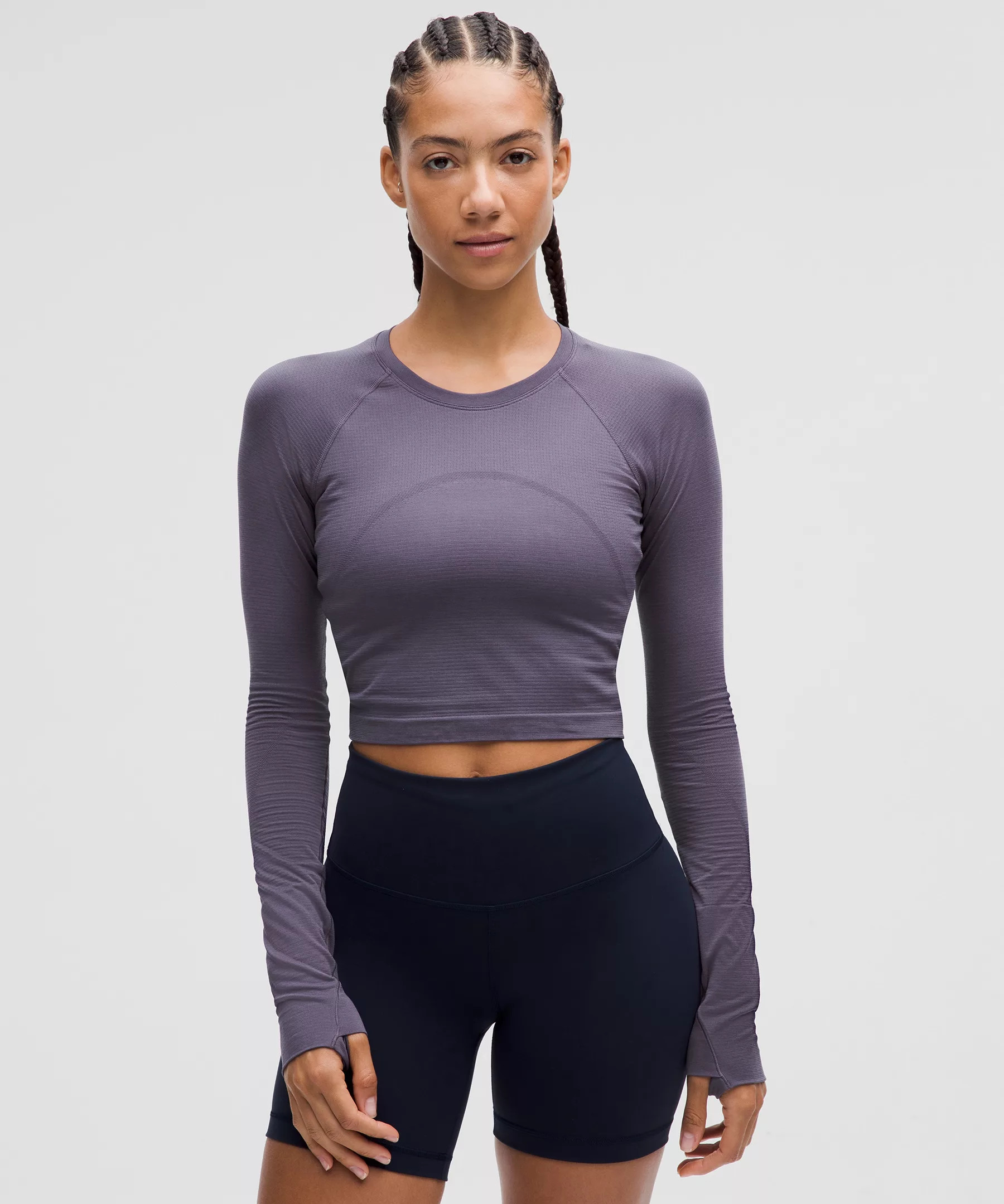 Swiftly Tech Cropped Long-Sleeve Shirt 2.0 | Lululemon (US)
