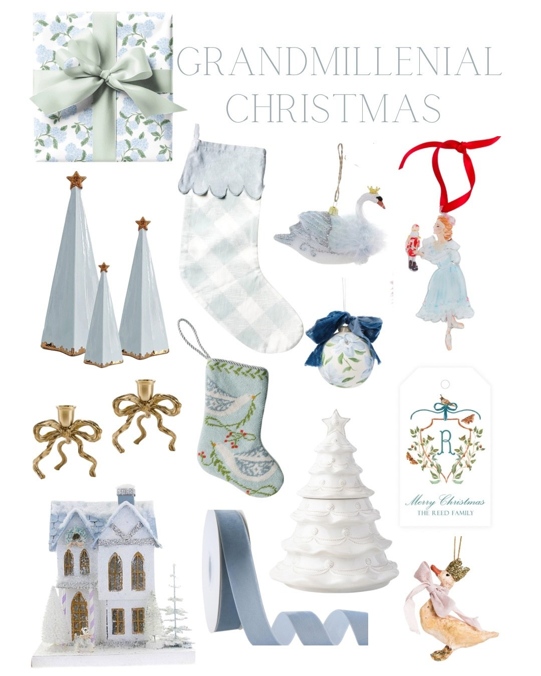 Grandmillenial Christmas!

Blue and white Christmas
Look for less
Christmas decorrations

#LTKHoliday #LTKGiftGuide #LTKCyberWeek