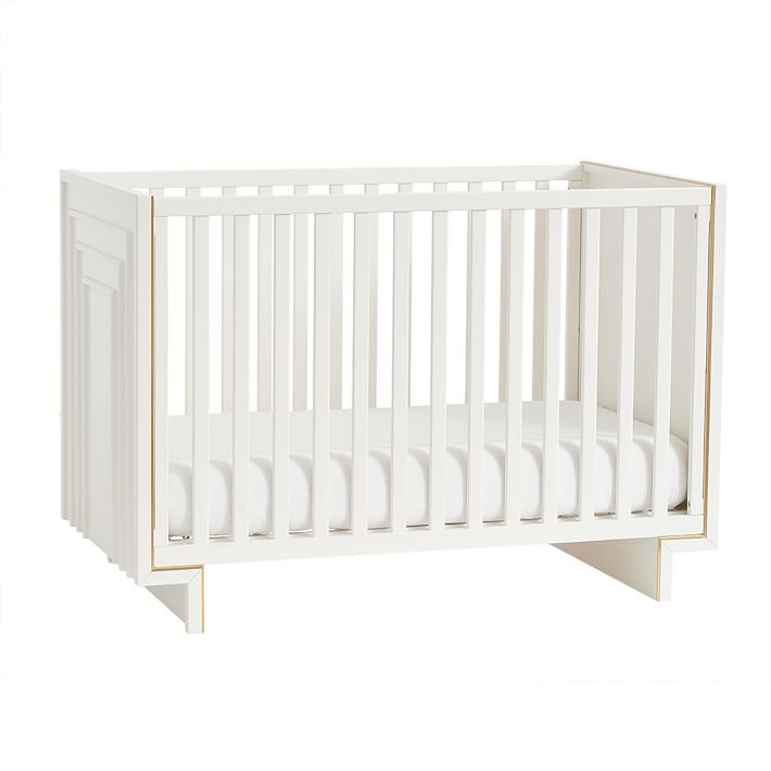 Art Deco Convertible Crib - White | West Elm (US)