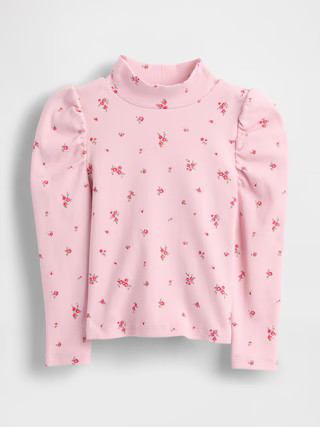 Baby & Toddler Puff-Sleeve Rib Mockneck | Gap (US)