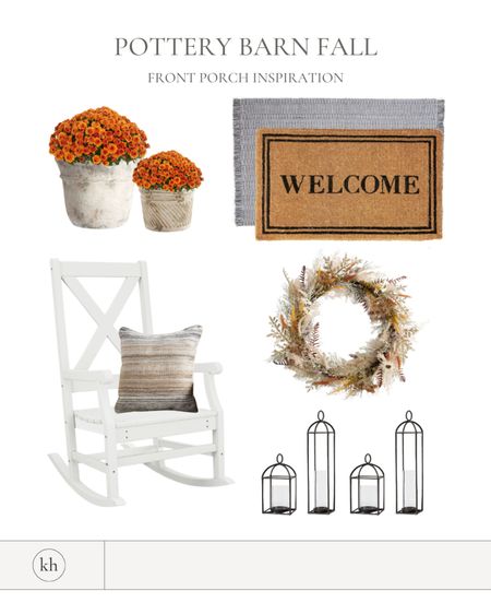 How beautiful are all these Pottery Barn finds for a fall inspired front porch? I have this wildflower wreath and it’s absolutely gorgeous! I put two on our front doors last season, and can’t wait to do the same this season. They sold out fast last year so grab it quick if you’re interested! 

#LTKstyletip #LTKSeasonal #LTKhome
