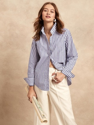 Classic-Fit Poplin Shirt | Banana Republic (US)