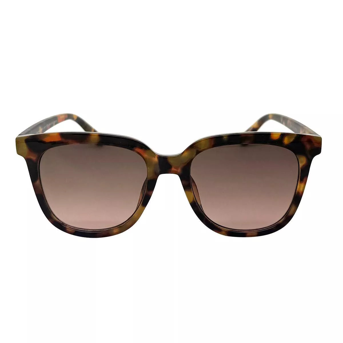 Women's Recycled Plastic Square Tortoise Print Sunglasses - Wild Fable™ Brown: UV Protection, W... | Target
