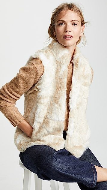 Jack by BB Dakota Fur What Faux Fur Vest | Shopbop