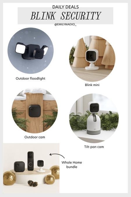 Blink home security devices on sale, blink by Amazon, blink doorbell, blink cameras, blink floodlight camera, outdoor security cameras 

#LTKhome #LTKfindsunder100 #LTKGiftGuide