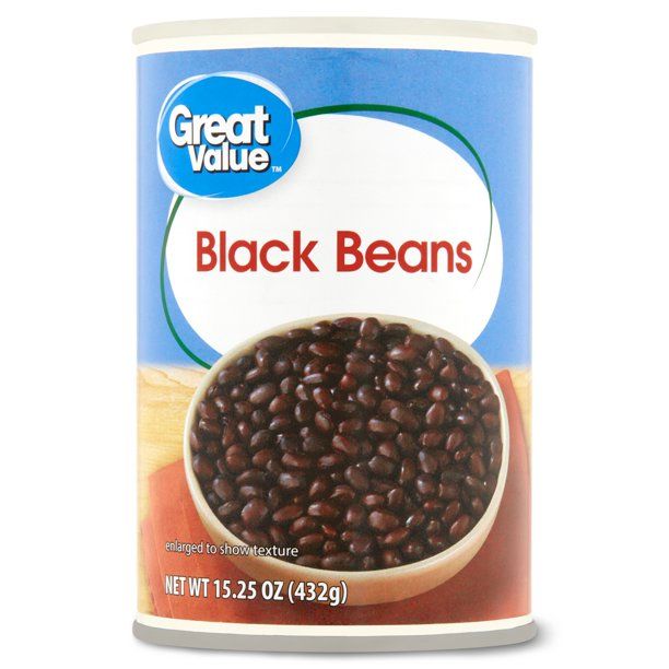 Great Value Black Beans, 15 oz Can - Walmart.com | Walmart (US)