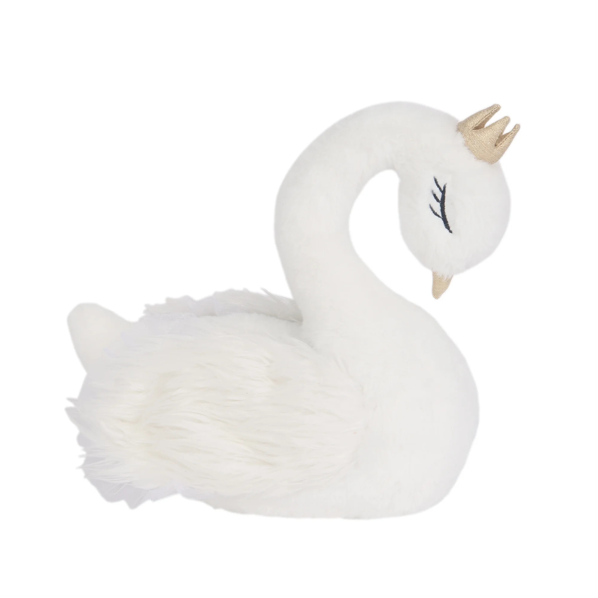 Lambs & Ivy Signature Swan Princess Plush White Stuffed Animal Toy - Princess | Walmart (US)